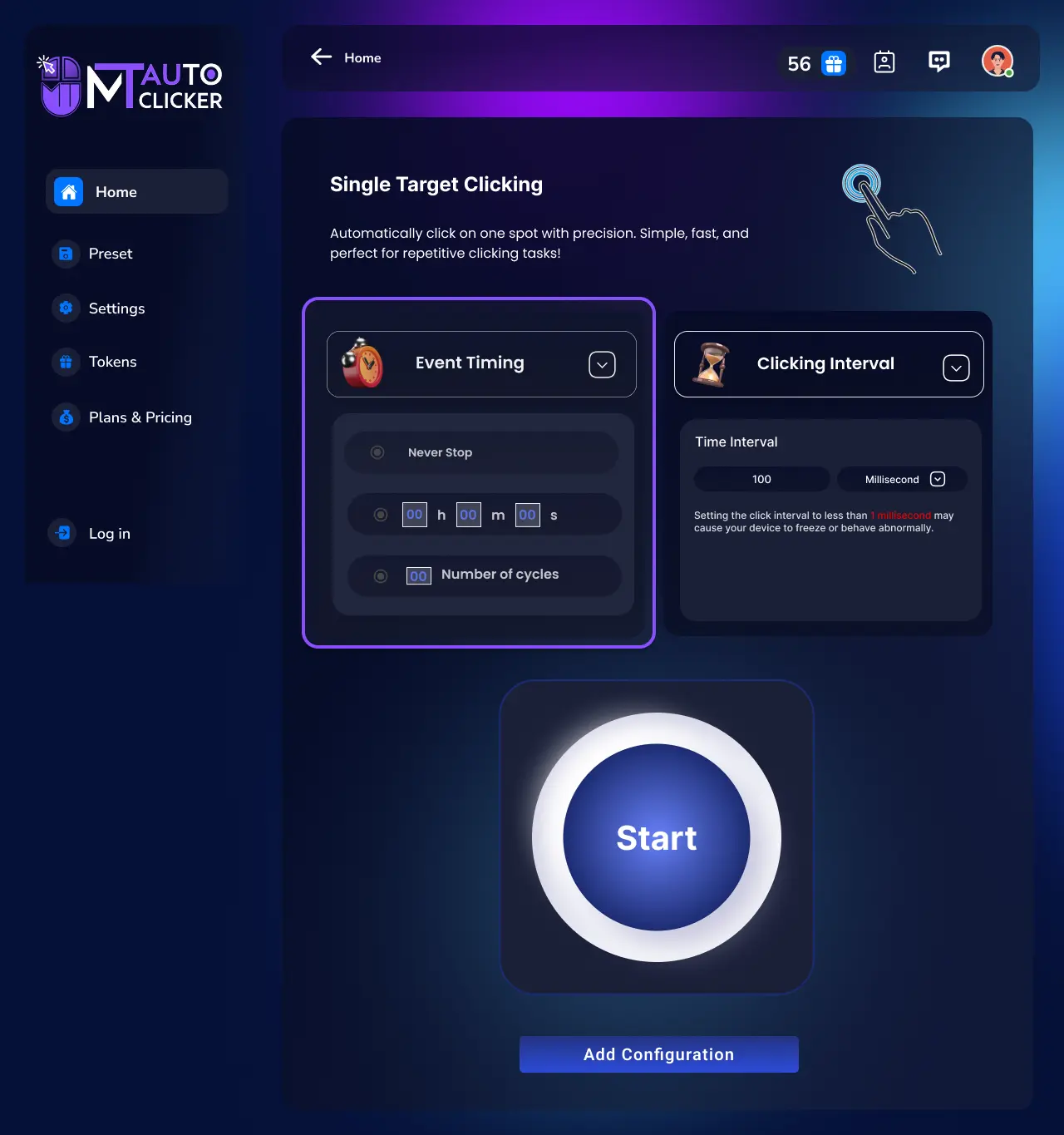 Step 1: Select Event Timing